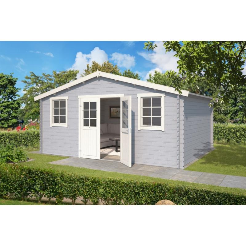 Tuinhuis-Blokhut Udo 300: 480 x 300 cm ---VERLAAGDE PRIJS---