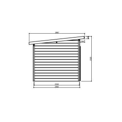 NIEUW Tuinhuis Verona - S8244 - 1