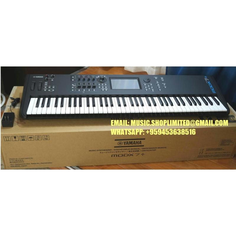 Nieuwe Yamaha MODX8+ synthesizer met 88 toetsen, Yamaha MODX7+ 76 toetsen, Yamaha Montage 8 88 toetsen, Yamaha Montage 7, Yamaha Genos2 XXL 76 toetsen, Korg Kronos2 61 toetsen, KORG KRONOS2-88LS 88 toetsen / Korg Kronos X 61 toetsen / Korg Pa1000 MG-editi