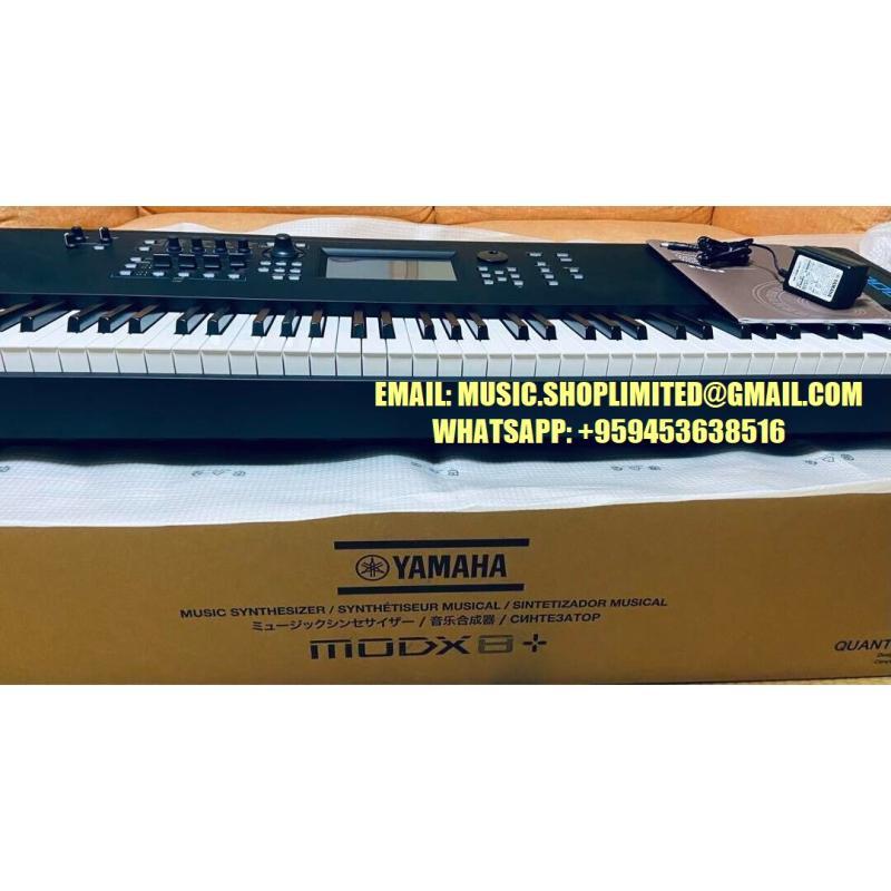 Nieuwe Yamaha MODX8+ synthesizer met 88 toetsen, Yamaha MODX7+ 76 toetsen, Yamaha Montage 8 88 toetsen, Yamaha Montage 7, Yamaha Genos2 XXL 76 toetsen, Korg Kronos2 61 toetsen, KORG KRONOS2-88LS 88 toetsen / Korg Kronos X 61 toetsen / Korg Pa1000 MG-editi