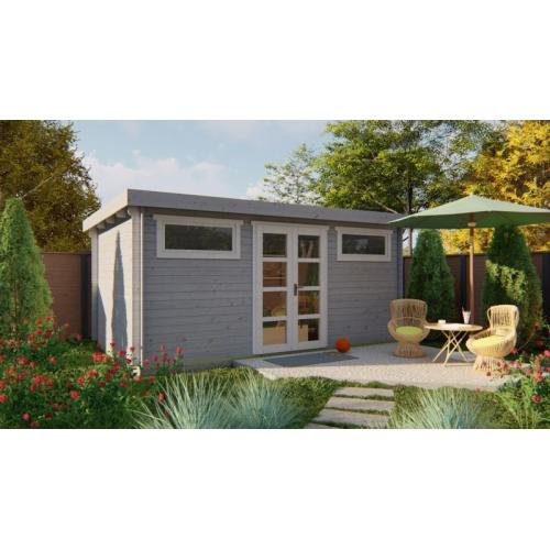 Blokhut - Tuinhuis Zerja | 28 mm | onbehandeld