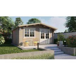 Blokhut - Tuinhuis Salamanca | 34 mm | vuren onbehandeld