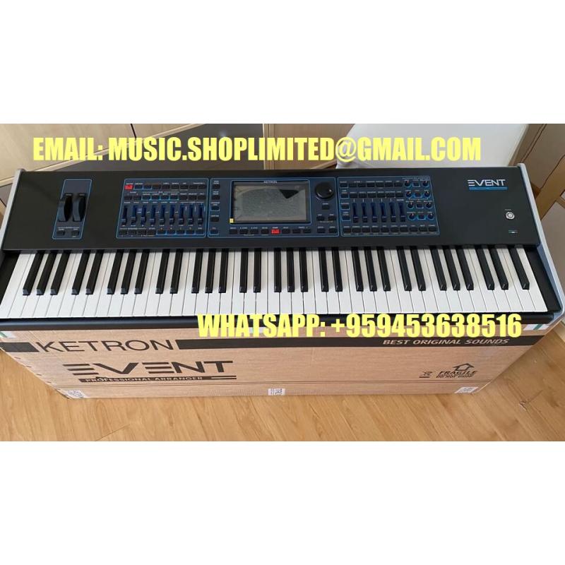 Verkauft Ketron EVENT 61-Toets Arangeur, Ketron SD9/SD60, Ketron SD60K Chromatische Toetsenbord, Ketron SD7, Ketron SD80, Ketron SD90 Arranger Module, Nord Electro 6D 61-toetsen