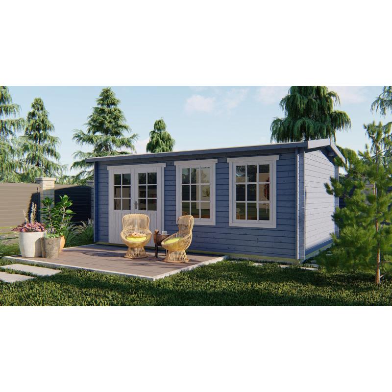Blokhut - Tuinhuis Sophie | 40 mm | onbehandeld