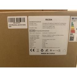 2 stuks FECIDA CR 600 LED-groei/kweeklampen met hangsysteem.