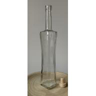 Elegante Quadra flessen 500ml + Kunststof-Vacuüm Dop