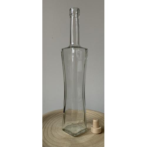Elegante Quadra flessen 500ml + Kunststof-Vacuüm Dop