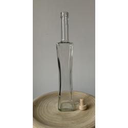 Elegante Quadra flessen 500ml + Kunststof-Vacuüm Dop