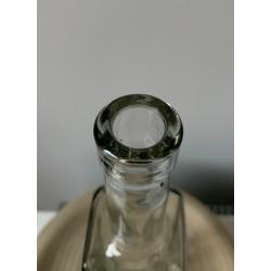 Elegante Quadra flessen 500ml + Kunststof-Vacuüm Dop