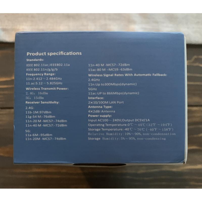 AILKIN 1200Mbps WiFi Extender Repeater