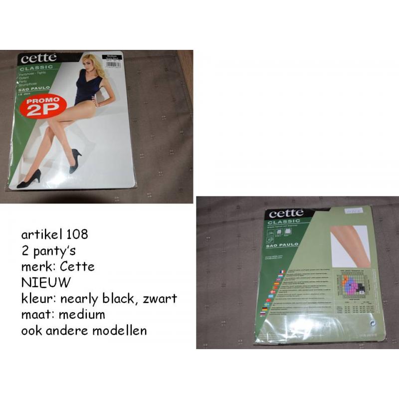 108. pantys maat M NIEUW, verzending inbegrepen