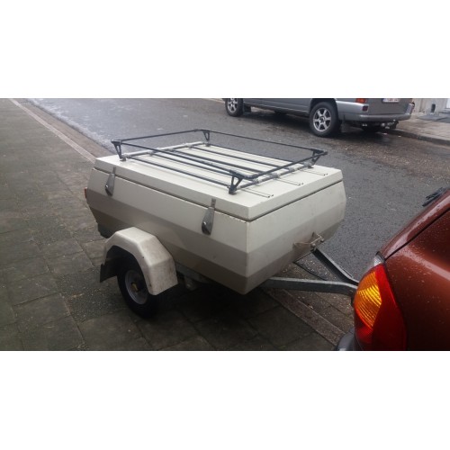 mini  hollander  aanhanger  grijs