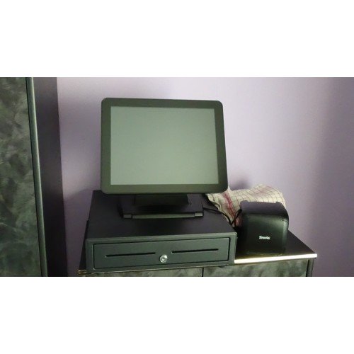 kassasysteem met printer en 140 rolletjes