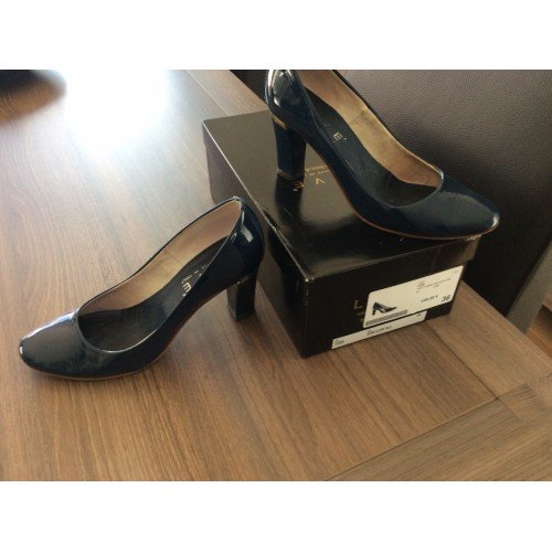 Blauwe pumps