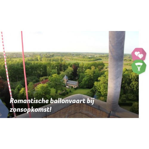 ROMANTISCHE BALLONVAART BIJ ZONSOPKOMST!