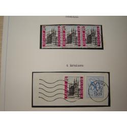 postzegel belgië-n° 1480-gestempeld afwijkingen